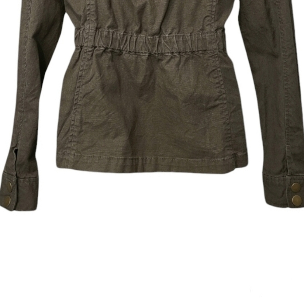 Ann Taylor Loft Drawstring Utility Jacket Sz S - image 6